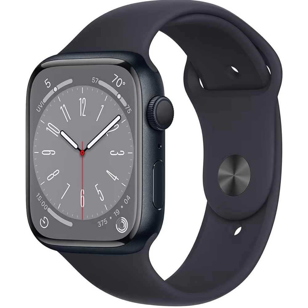 iwatch series 8 midnight aluminum case midnight sport band